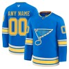 St. Louis Blues Hockeydrakt Custom Fanatics Premium 2024-25 Blå Tredje - Herre